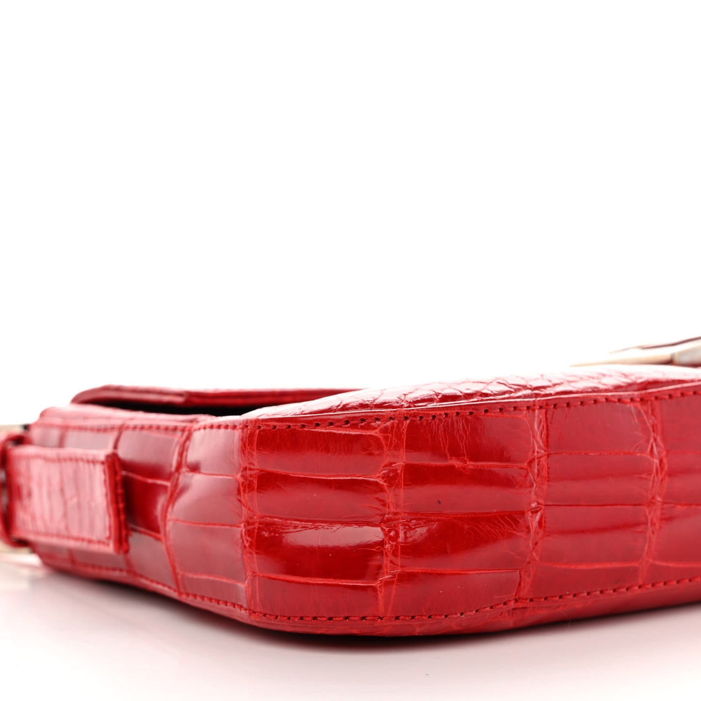 Crocodile Baguette Red