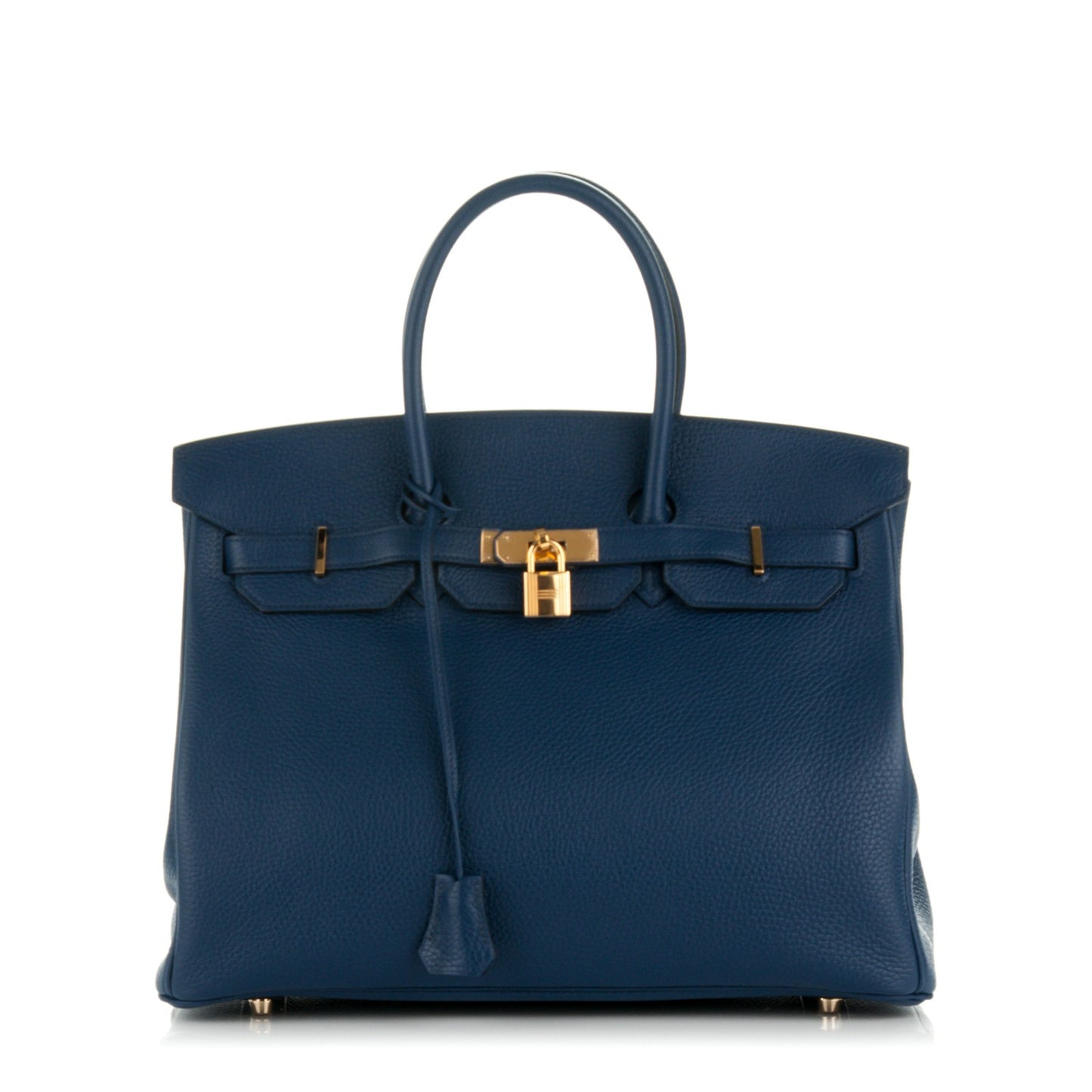 Taurillon Clemence Birkin 35 Bleu Saphir