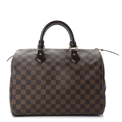 Louis Vuitton Damier Ebene Speedy 30 1 of 10
