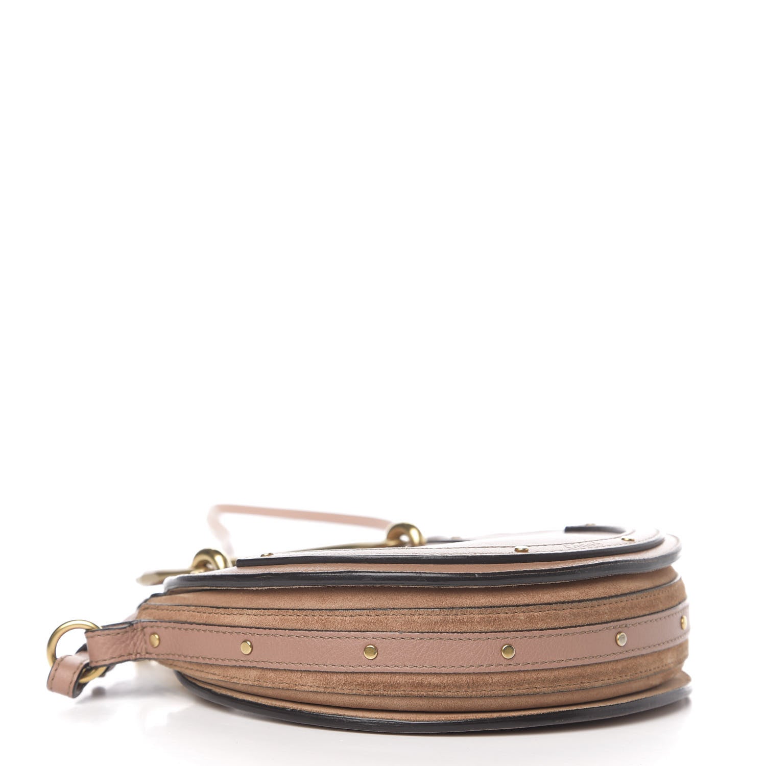Chloe Calfskin Suede Small Pixie Bag Nougat 3 of 10