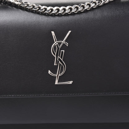 Saint Laurent Calfskin Medium Monogram Sunset Black 9 of 10