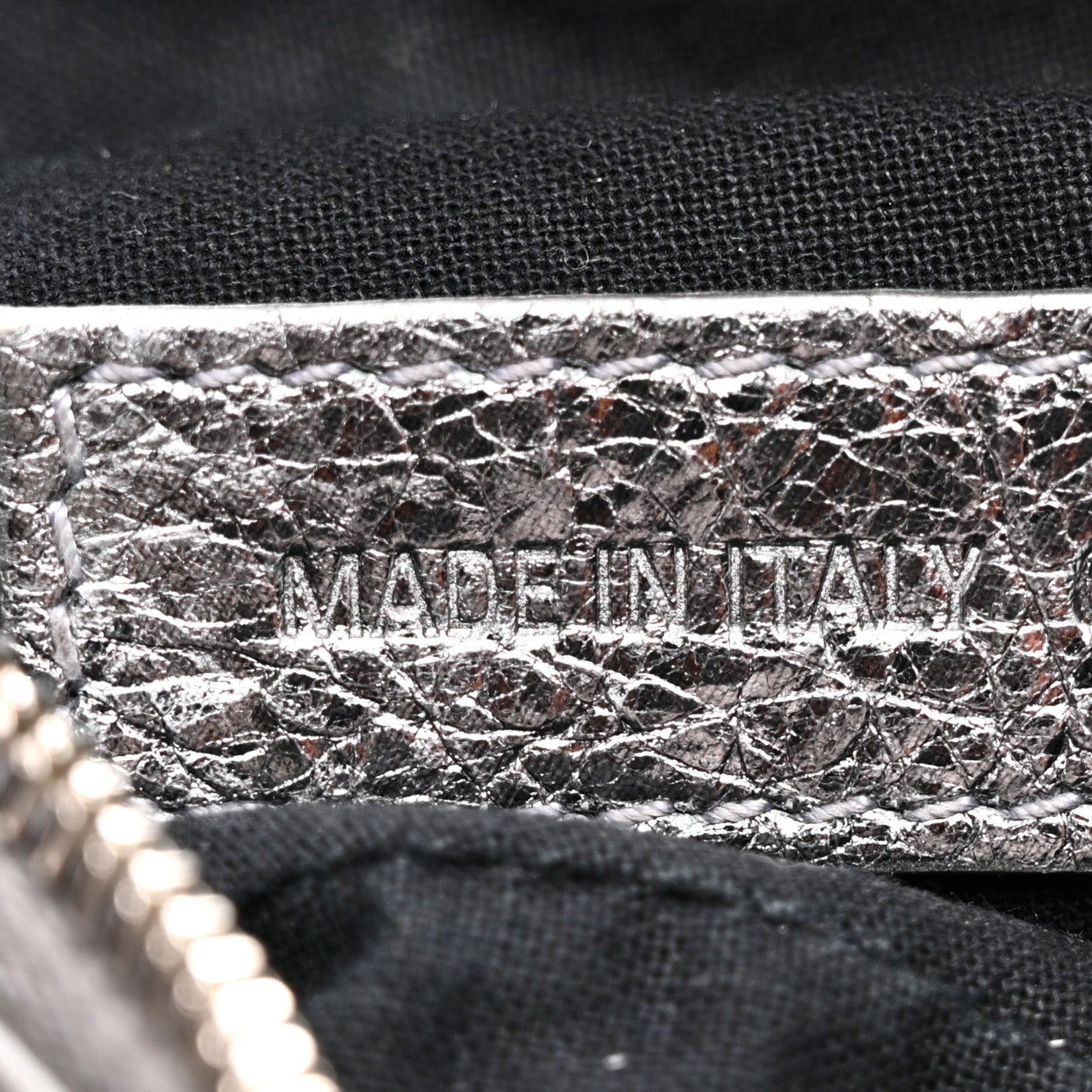 Balenciaga Metallic Agneau Arena Le Cagole Shoulder Bag XS Silver 7 of 14