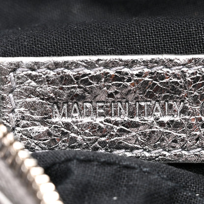 Balenciaga Metallic Agneau Arena Le Cagole Shoulder Bag XS Silver 7 of 14