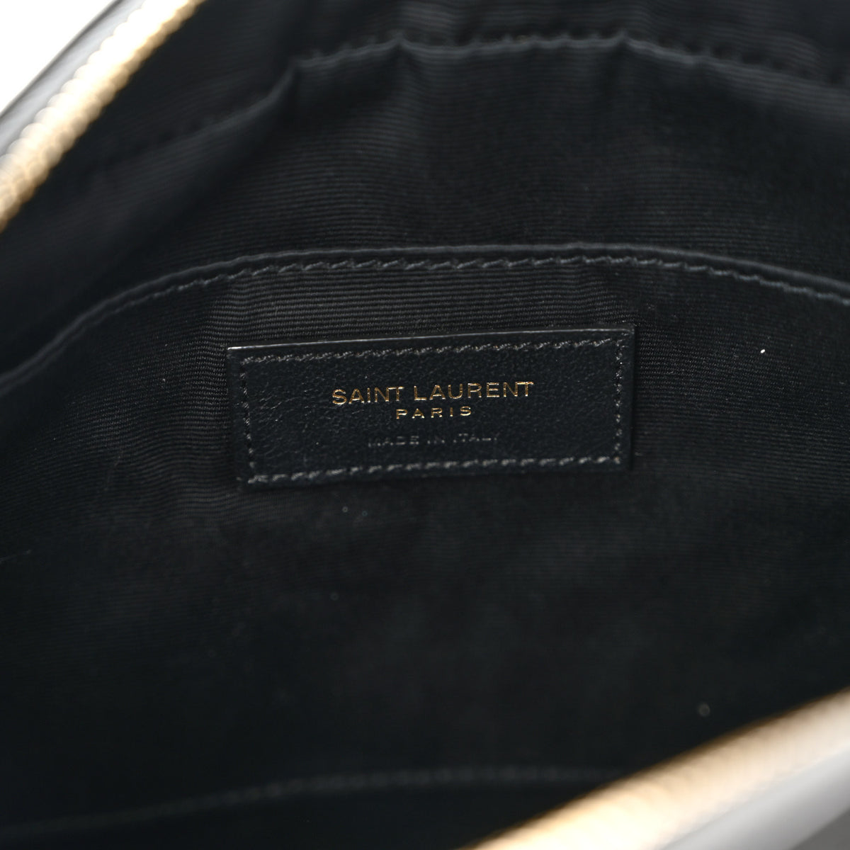 Saint Laurent Calfskin Matelasse Monogram Lou Camera Bag Storm 6 of 10