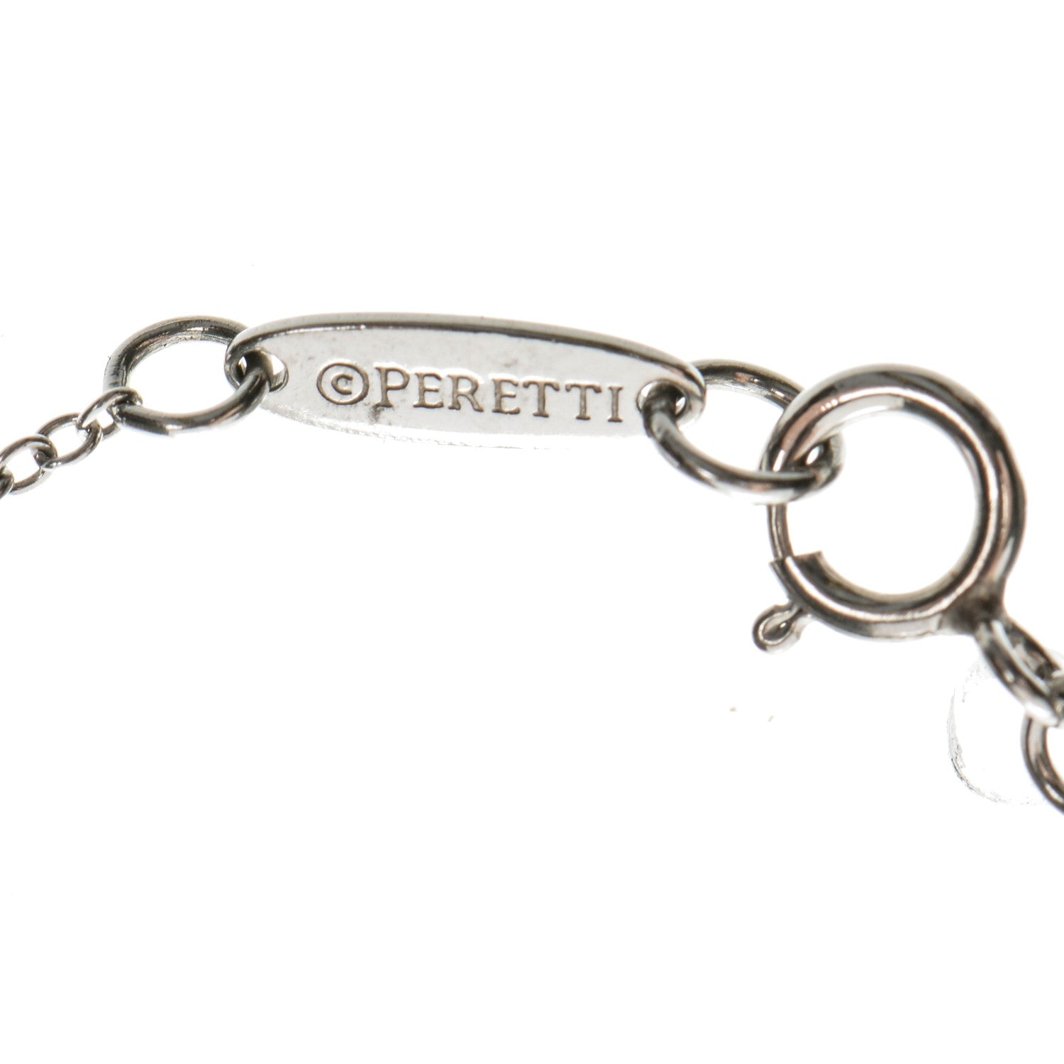 Tiffany Platinum Blue Sapphire Elsa Peretti Color By The Yard Bracelet 5 of 8