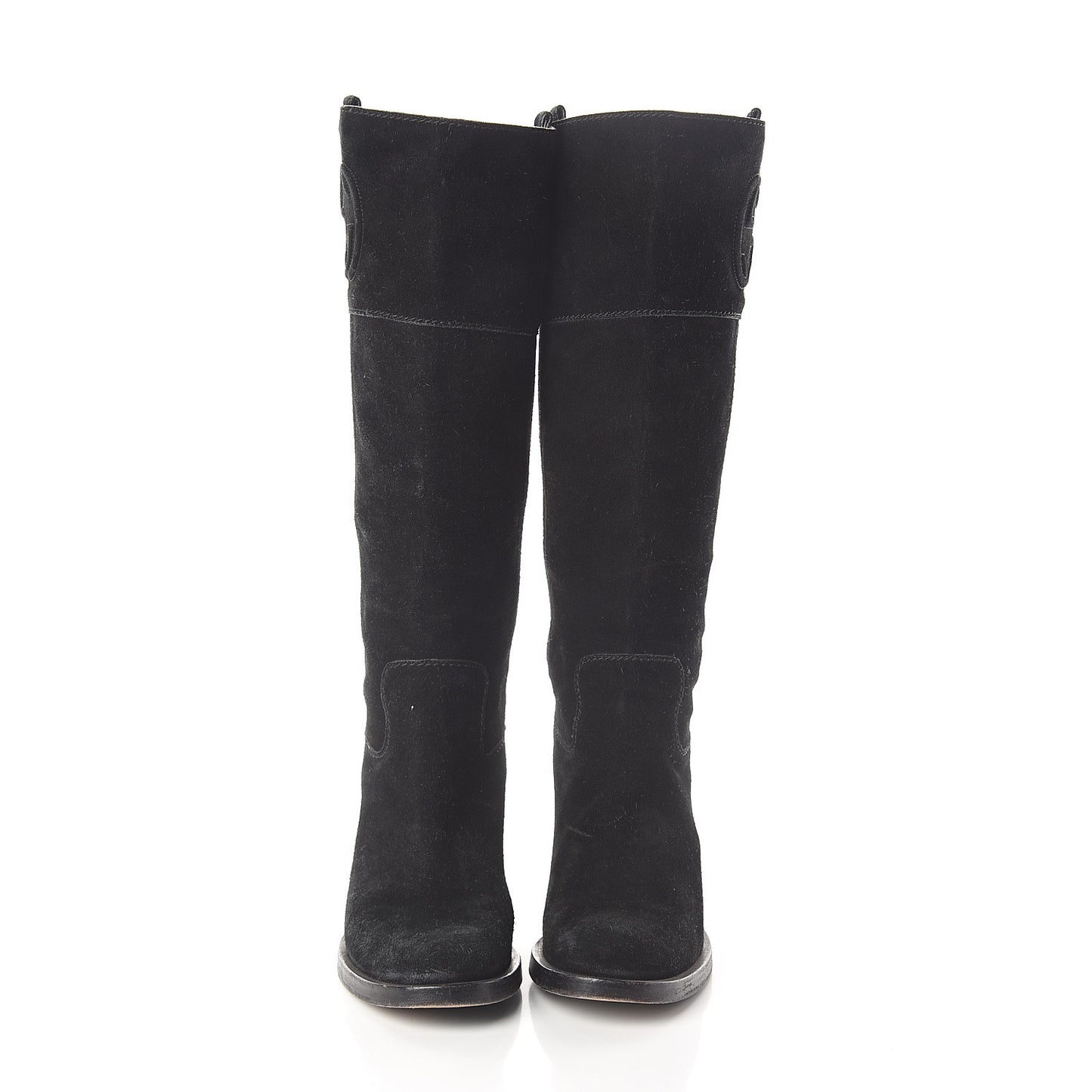 Suede Interlocking G Boots 37 Black
