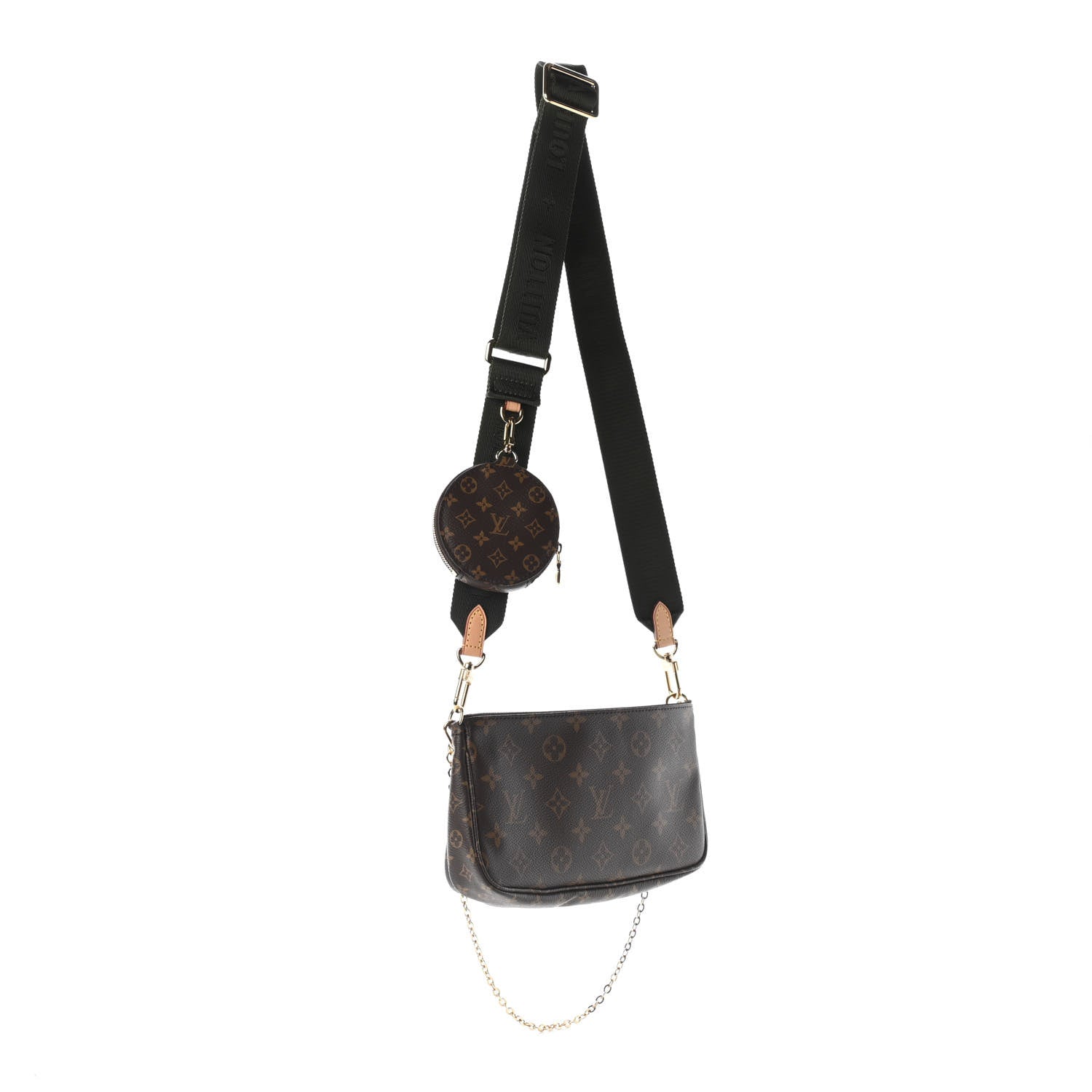 Louis Vuitton Monogram Multi Pochette Accessories Kaki 3 of 8