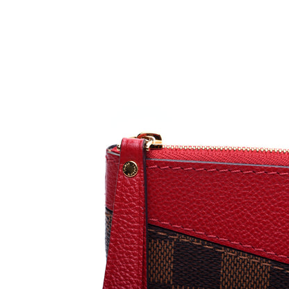 Louis Vuitton Damier Ebene Daily Pouch Scarlet 10 of 11