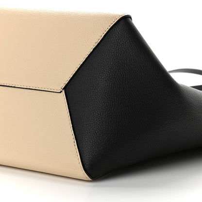 Louis Vuitton Calfskin Lockme Cabas Vanille Black 9 of 11