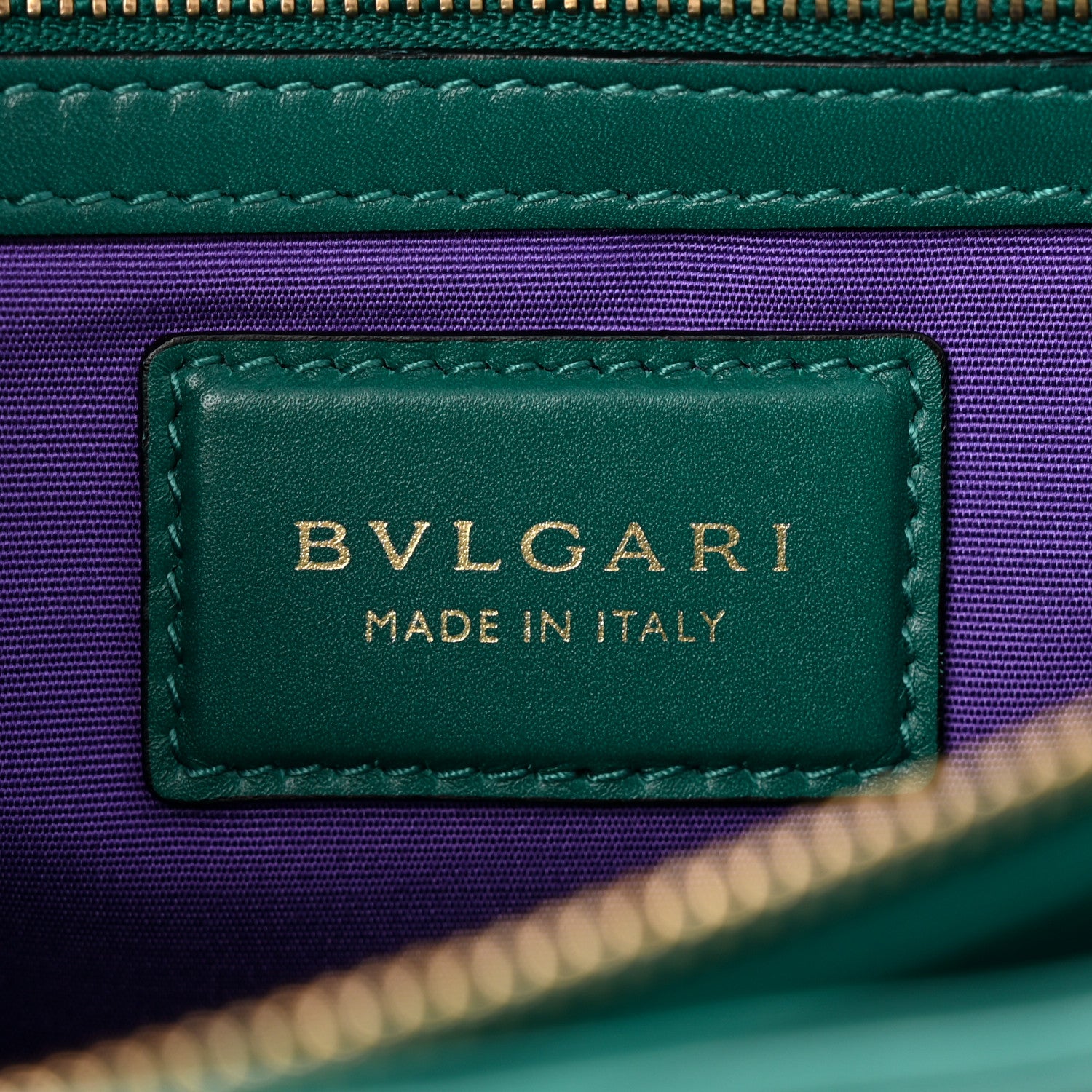 Bulgari Calfskin Serpenti Forever Shoulder Bag Emerald Green 10 of 17