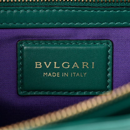 Bulgari Calfskin Serpenti Forever Shoulder Bag Emerald Green 10 of 17