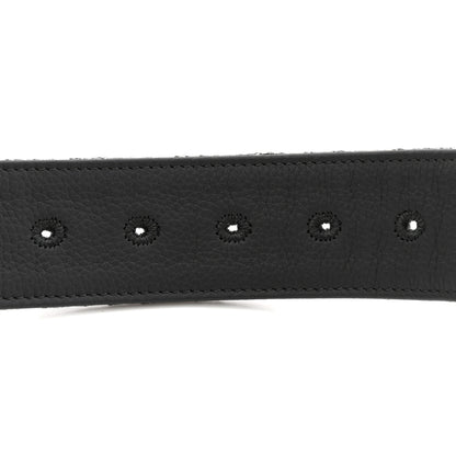 Christian Dior Jacquard Oblique Cosmo Belt 85 34 Silver 4 of 5