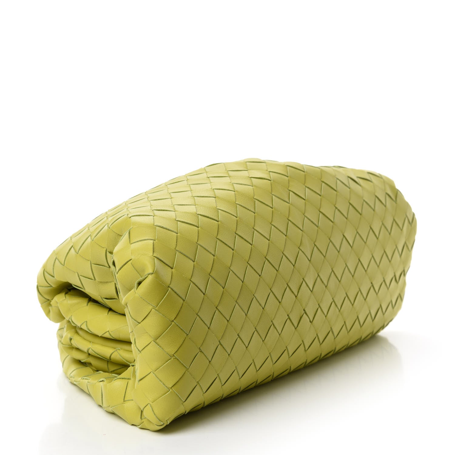 Bottega Veneta Nappa Maxi Intrecciato The Pouch Oversized Clutch Kiwi 4 of 10