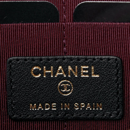 Chanel Aged Calfskin Quilted 2.55 Reissue Pouch With Chain Handle Black 7 of 8