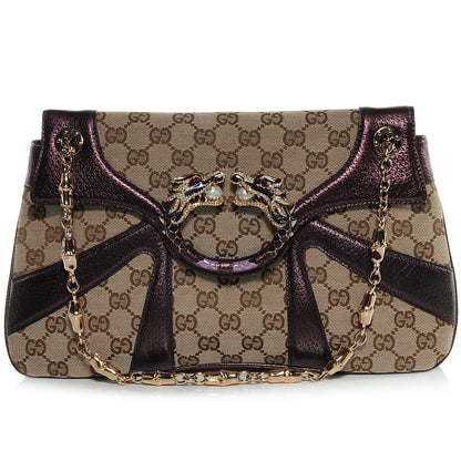 Gucci Monogram GG Tom Ford Jeweled Dragon Bag 1 of 7