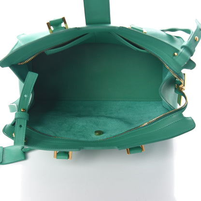 Saint Laurent Calfskin Small Classic Y Cabas Green 5 of 10