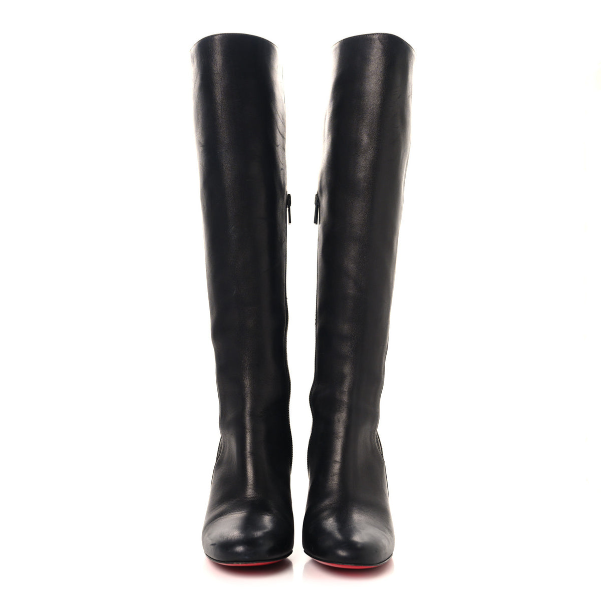 Christian Louboutin Calfskin Jane Botta 55 Knee High Boots 36.5 Black 2 of 6