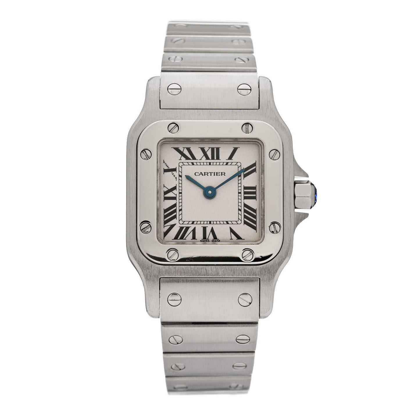 Stainless Steel 24mm Santos de Cartier Galbee Quartz Watch