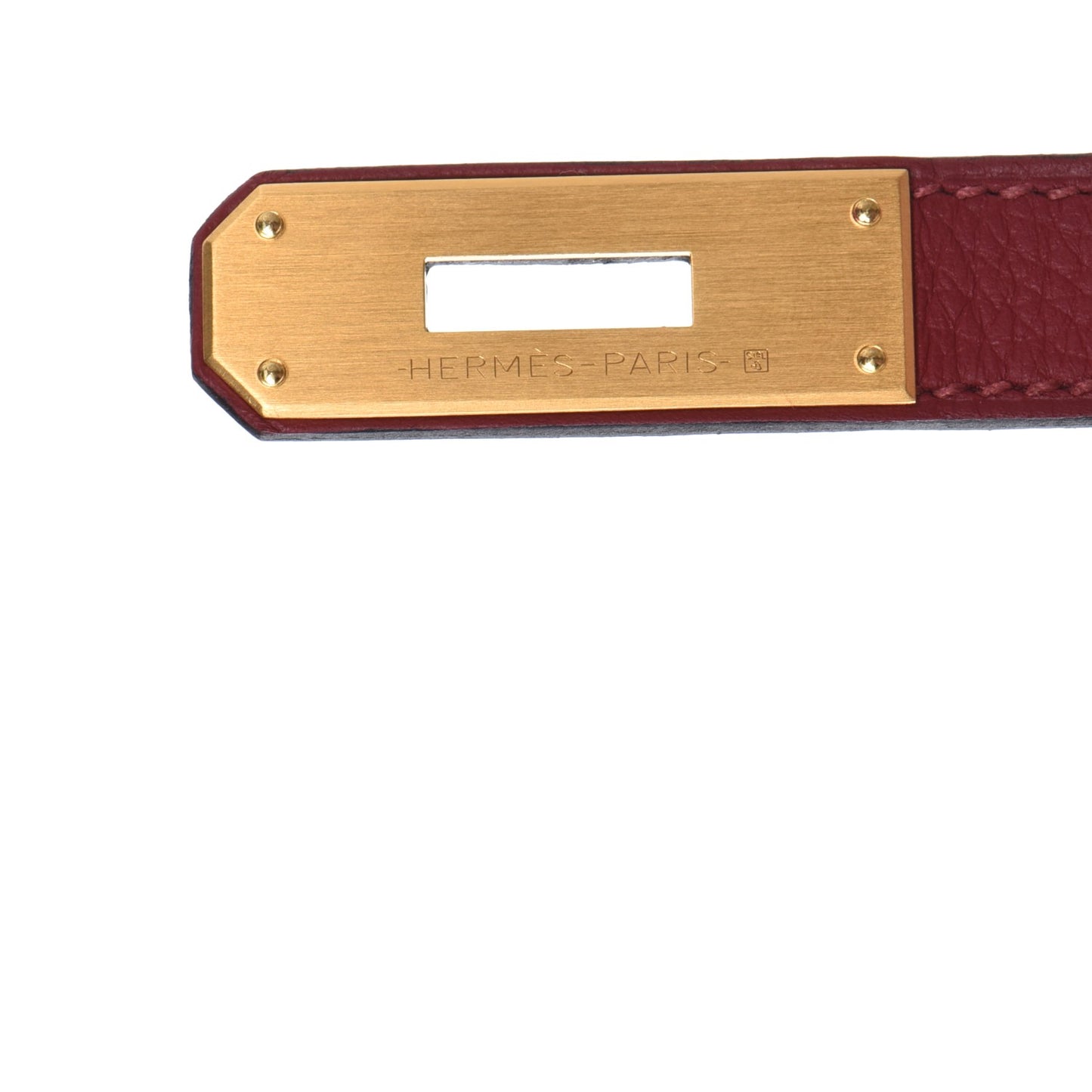 Taurillon Clemence Birkin 30 Rouge Grenat