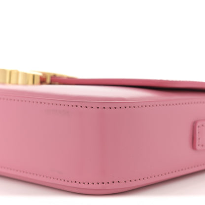 Celine Shiny Calfskin Triomphe Shoulder Bag Flamingo 10 of 12