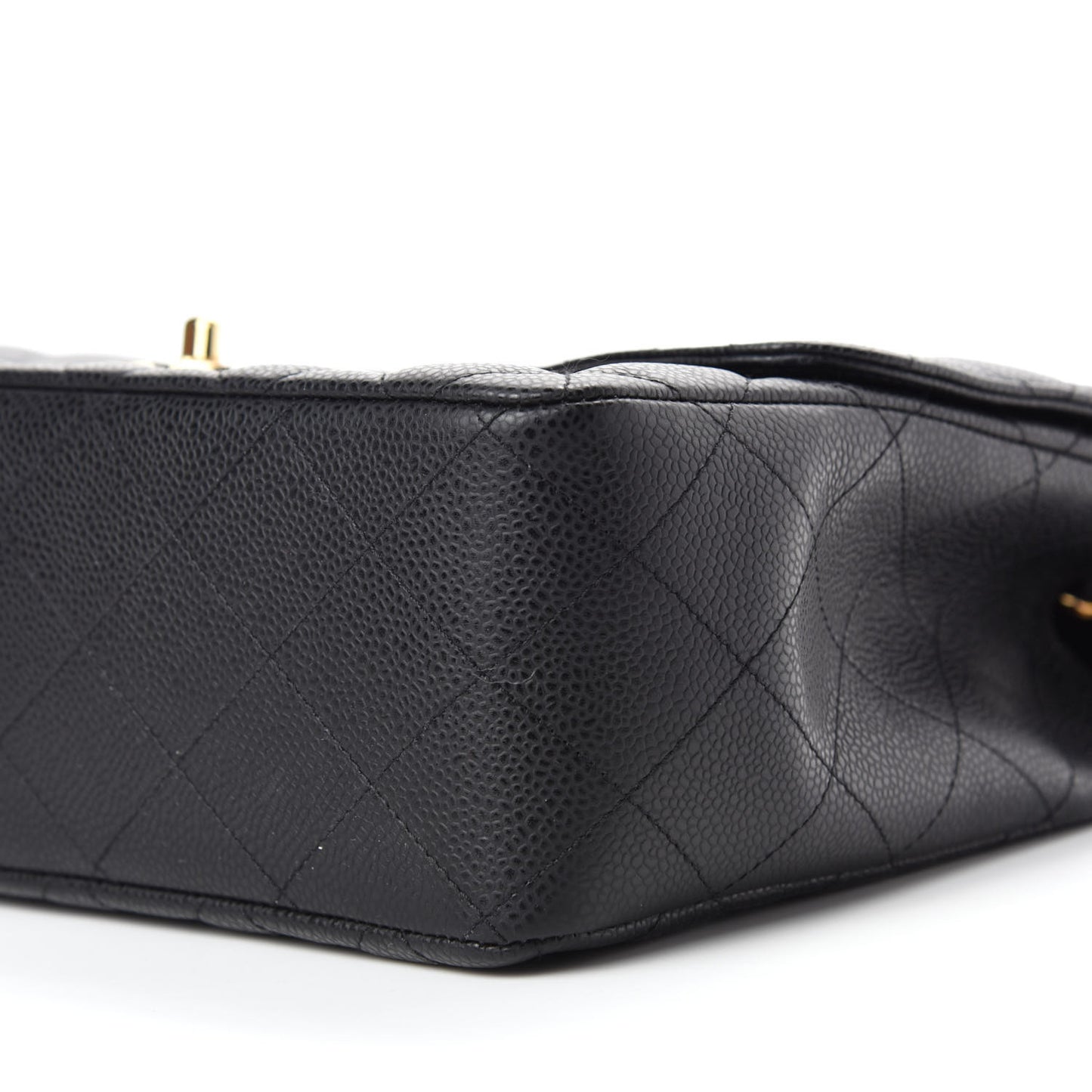 Caviar Quilted Jumbo Single Flap Black