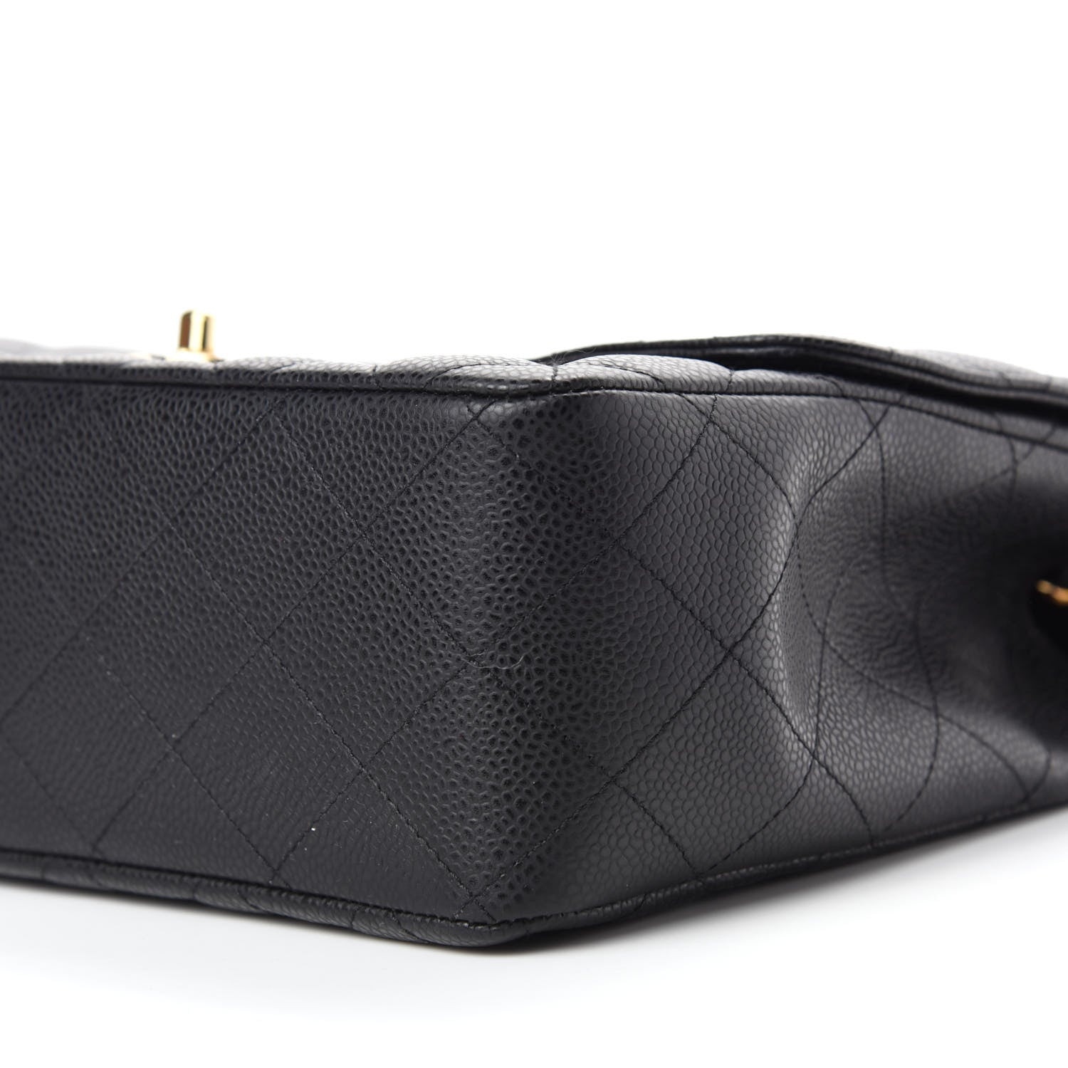 Chanel Caviar Quilted Jumbo Single Flap Black 7 of 11
