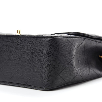 Chanel Caviar Quilted Jumbo Single Flap Black 7 of 11