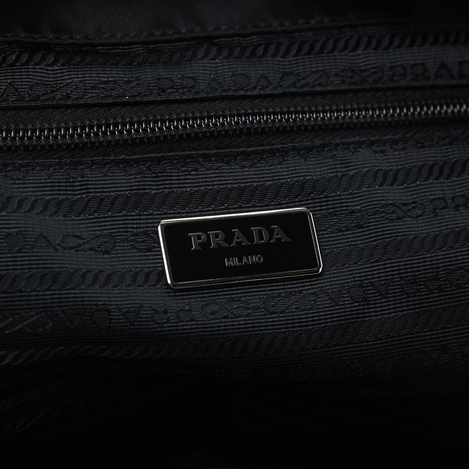 Prada Nylon Vela Backpack Black 6 of 8
