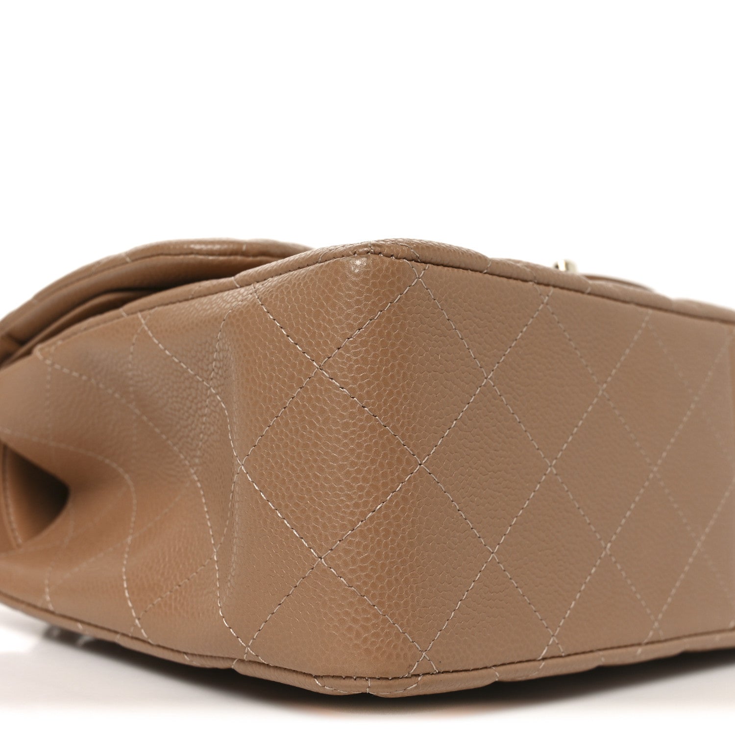 Chanel Caviar Quilted Jumbo Double Flap Beige 9 of 14