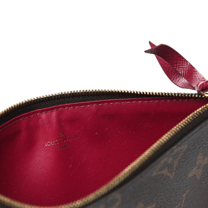 Louis Vuitton Monogram Pochette Felicie Chain Wallet Fuchsia 7 of 11