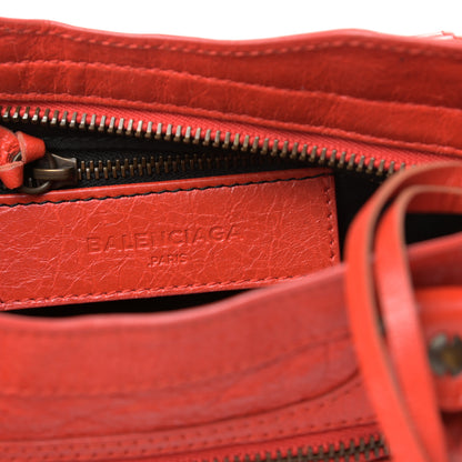 Balenciaga Agneau Classic Hardware Mini City Rouge Coquelicot Rouge Braise 7 of 11