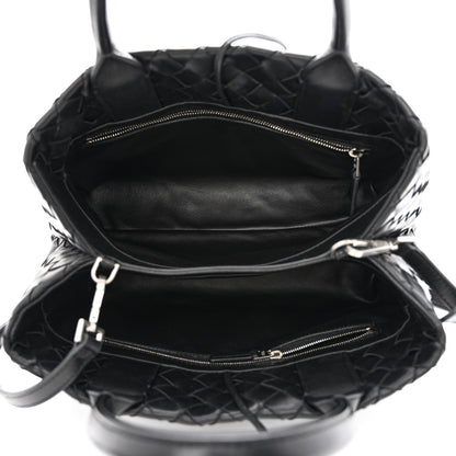 Bottega Veneta Nappa Intrecciato New Roma Tote Black 5 of 10
