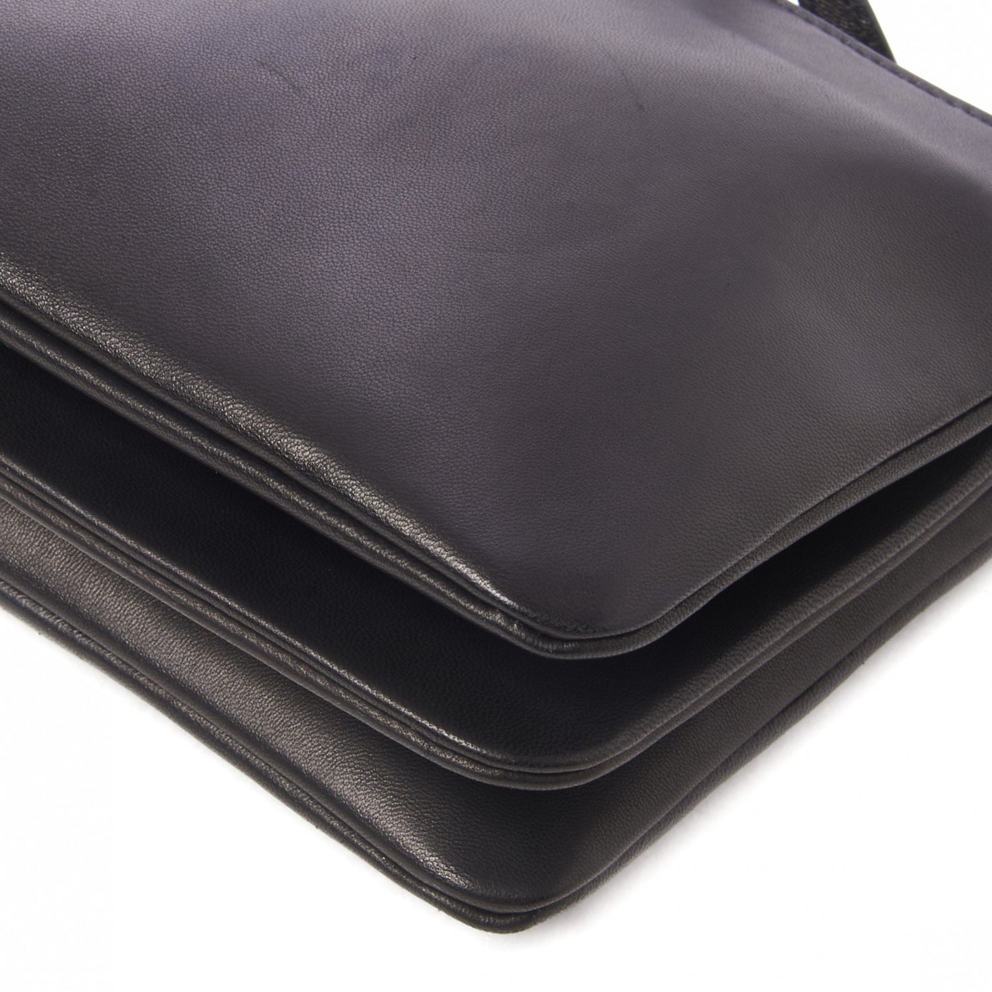 Lambskin Small Trio Crossbody Bag Black