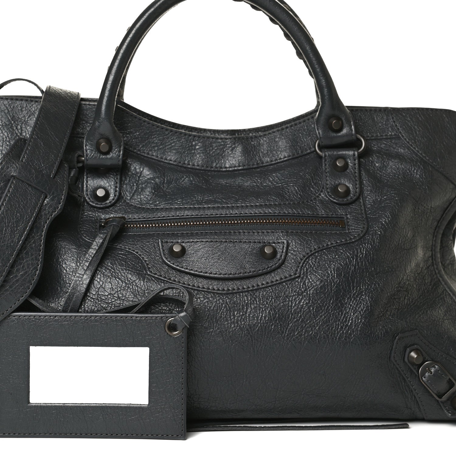 Balenciaga Agneau Classic Hardware City Gris Fossile Anthracite 8 of 16