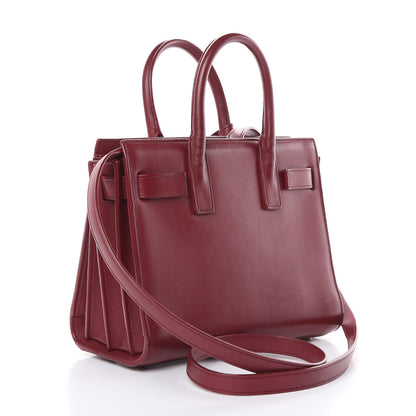 Saint Laurent Calfskin Nano Sac De Jour Dark Pallisandre 3 of 14