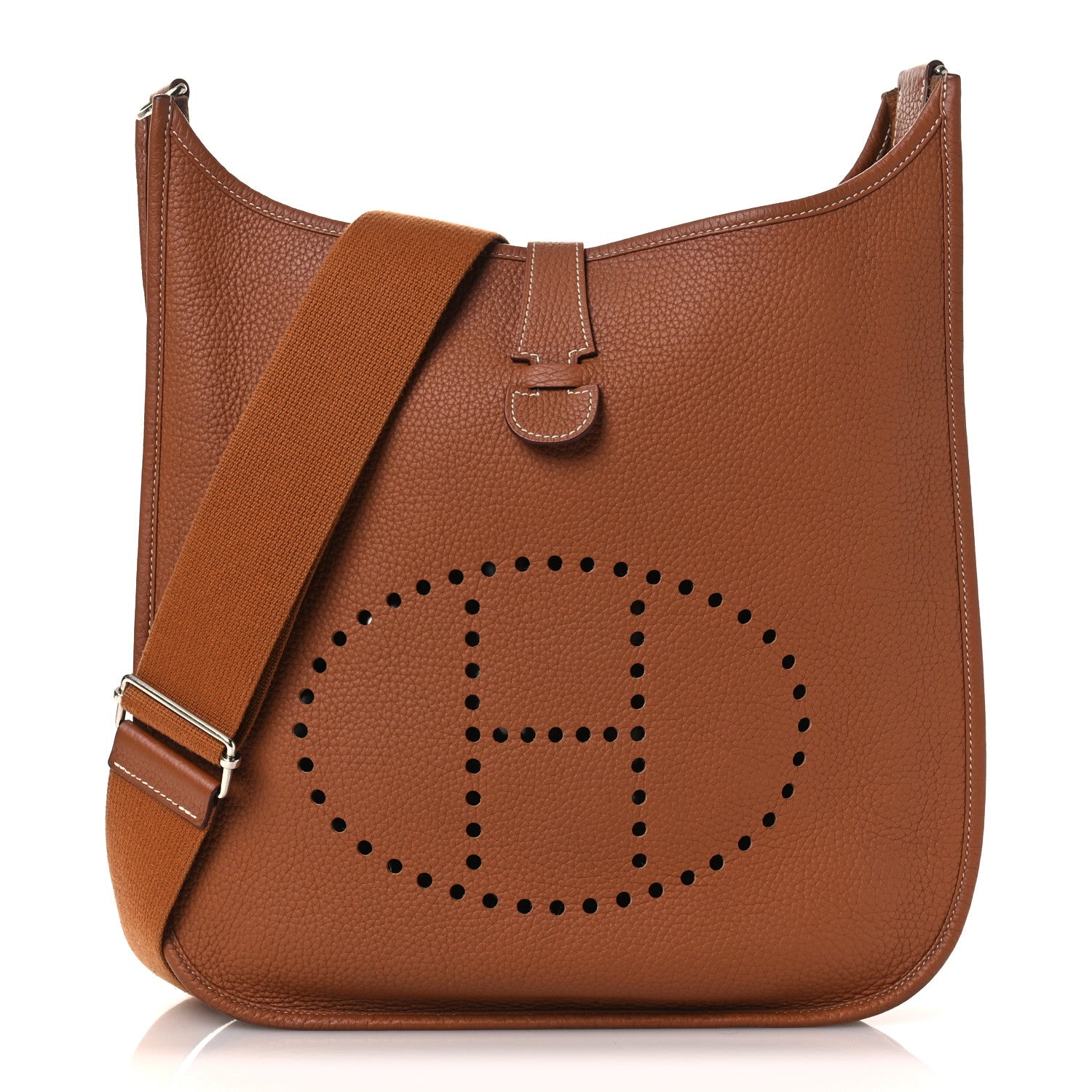 Hermes Taurillon Clemence Evelyne III GM Gold 1 of 12