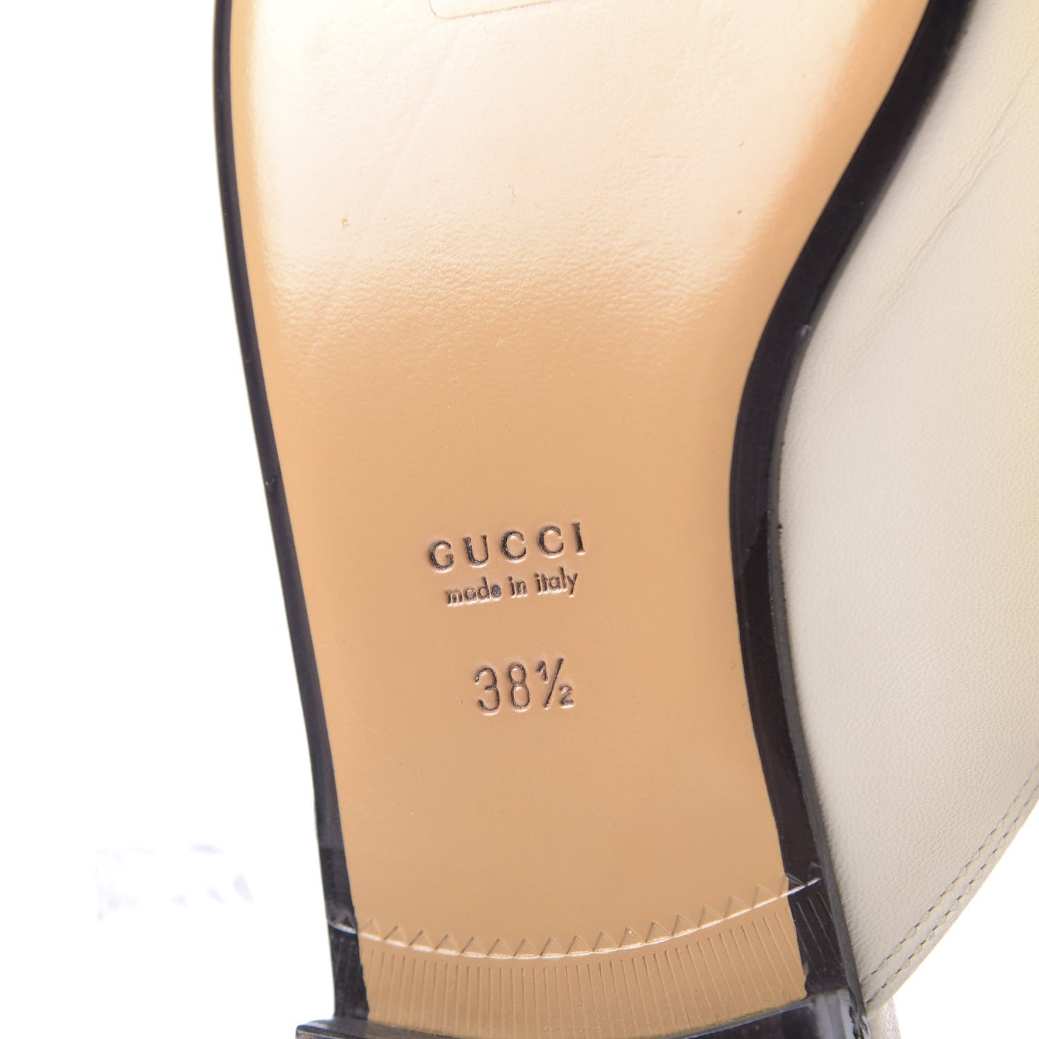 Gucci Malaga Kid Womens Princetown Slippers 38.5 Mystic White 10 of 14
