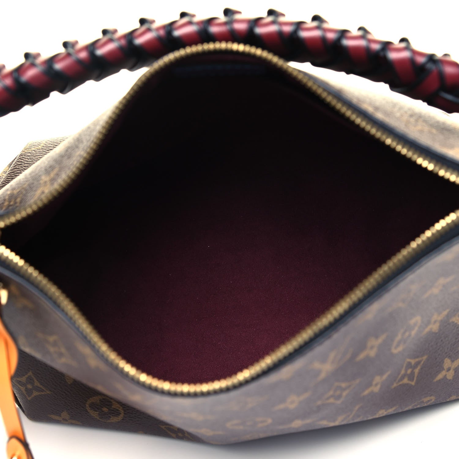 Louis Vuitton Monogram Beaubourg Hobo Mini Bordeaux Red Peach Safran Blue Jean Blue 6 of 10