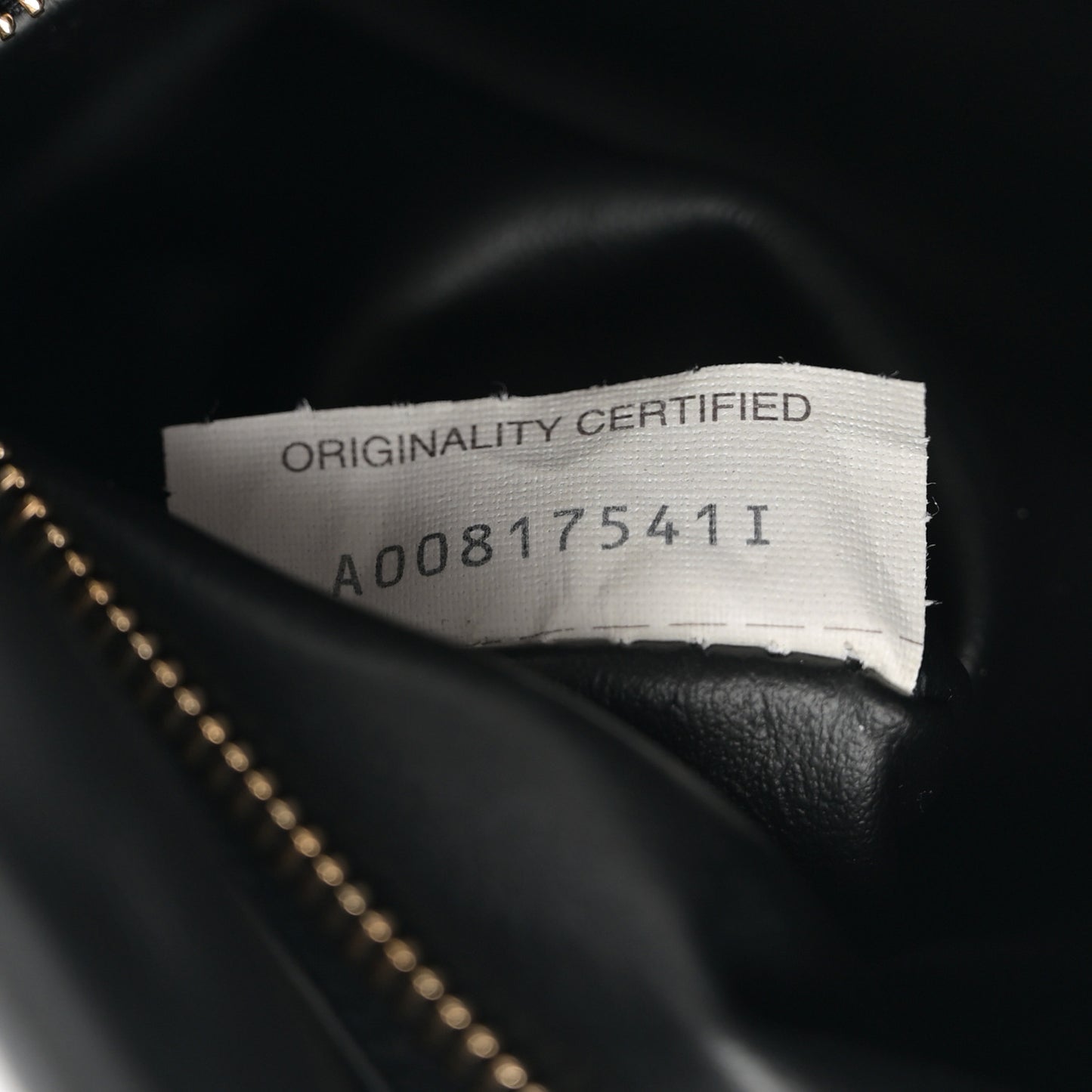 Calfskin Intrecciato Small Hop Black