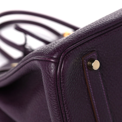 Hermes Togo Birkin 35 Raisin 7 of 37