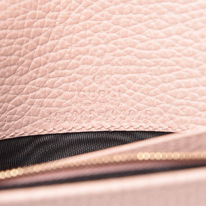 Gucci Dollar Calfskin Mini GG Marmont Chain Wallet Perfect Pink 6 of 15