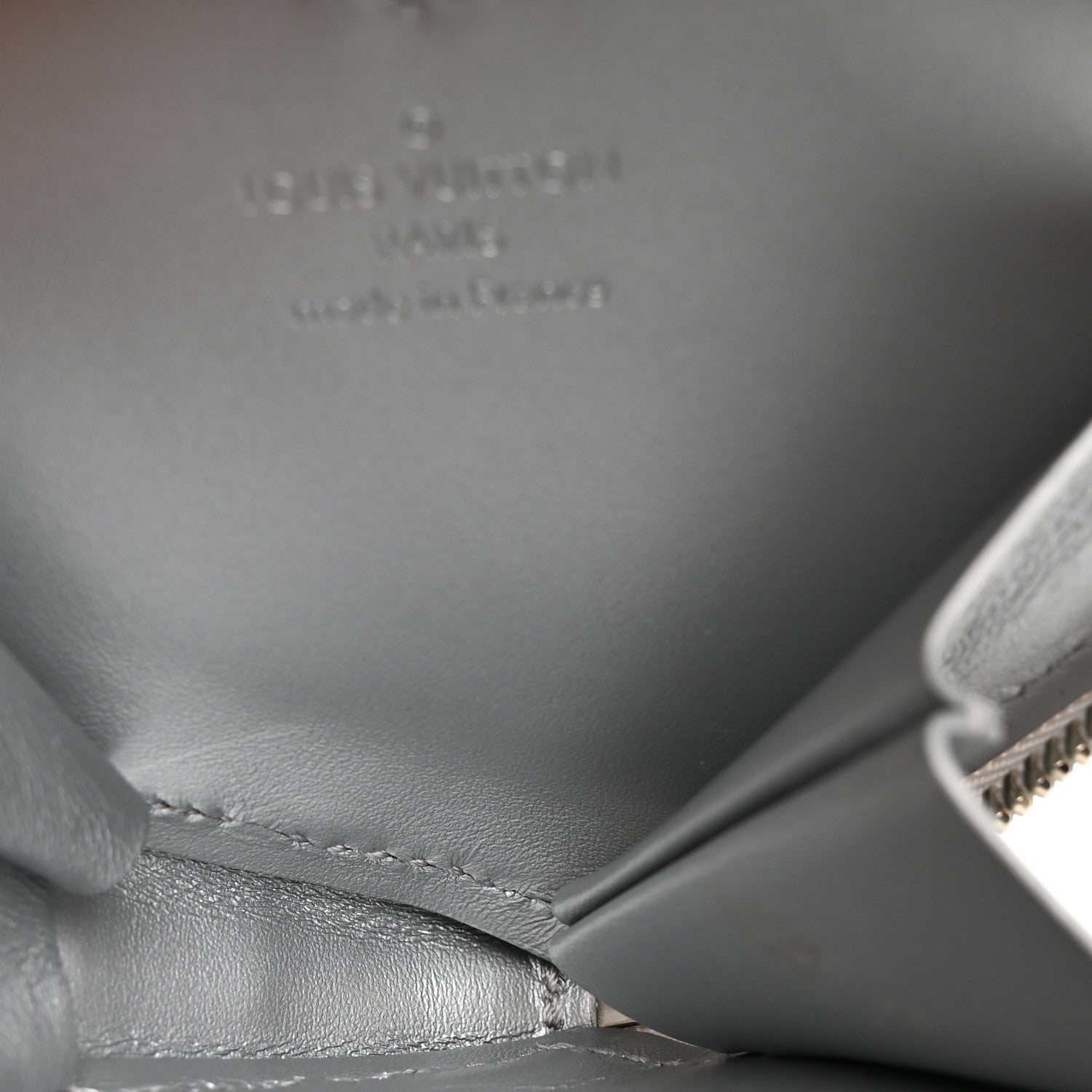 Louis Vuitton Monogram Mirror Heart Coin Purse Silver 5 of 7