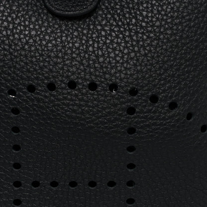 Hermes Taurillon Clemence Evelyne III PM Black 7 of 9