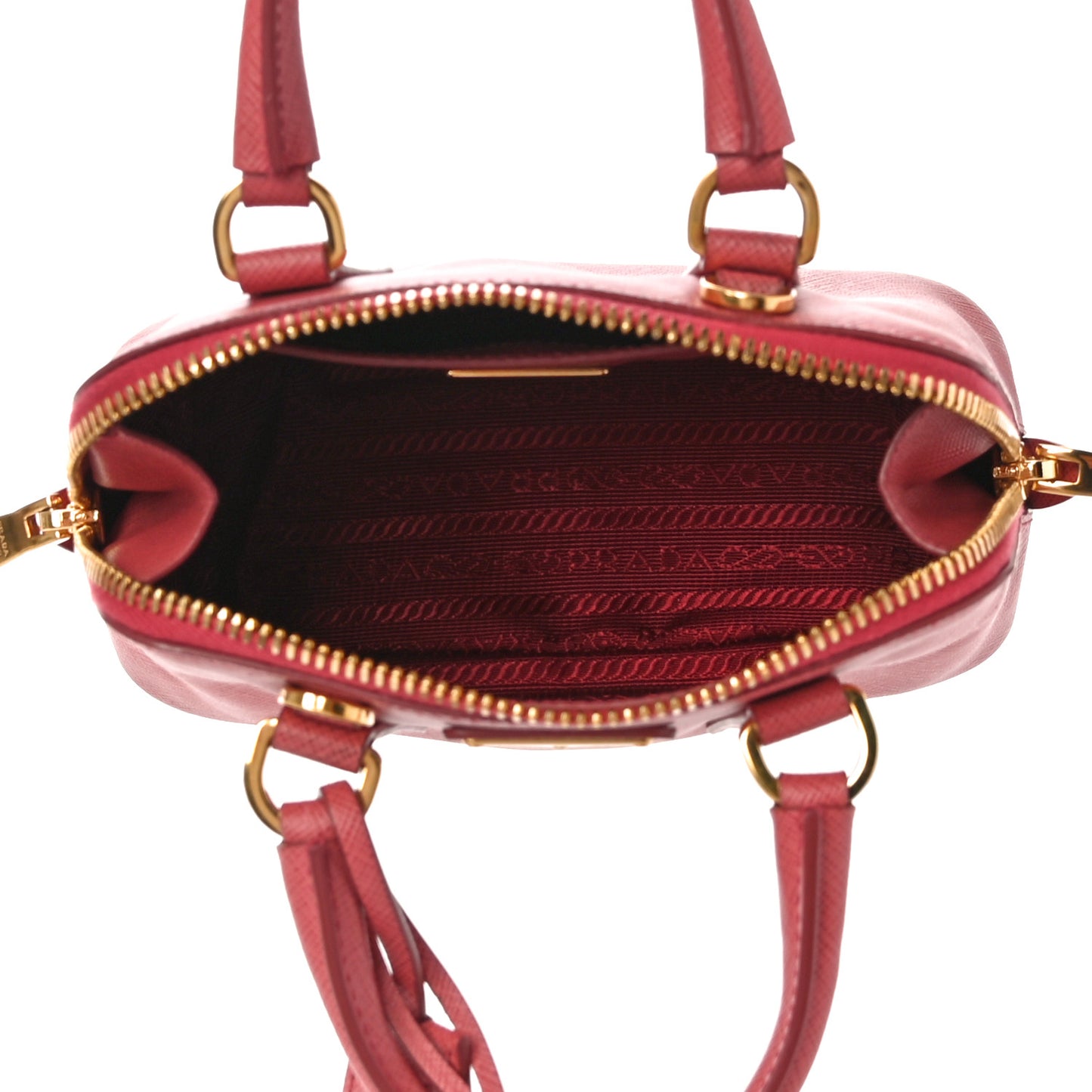 Saffiano Lux Mini Promenade Tote Peonia