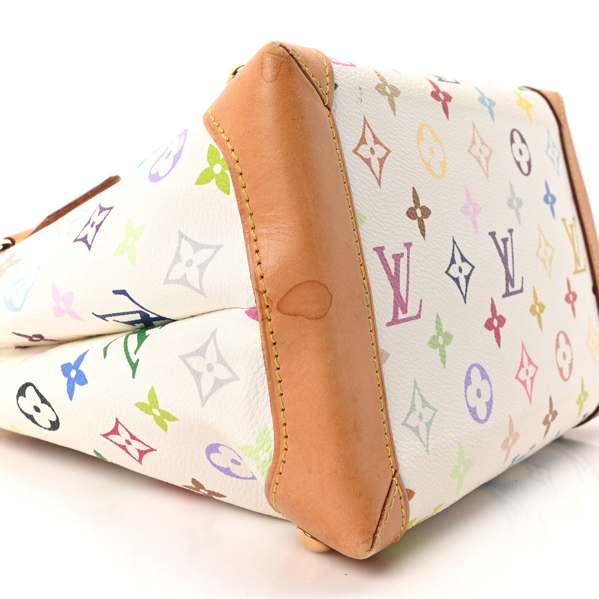 Louis Vuitton Monogram Multicolor Audra White 8 of 9