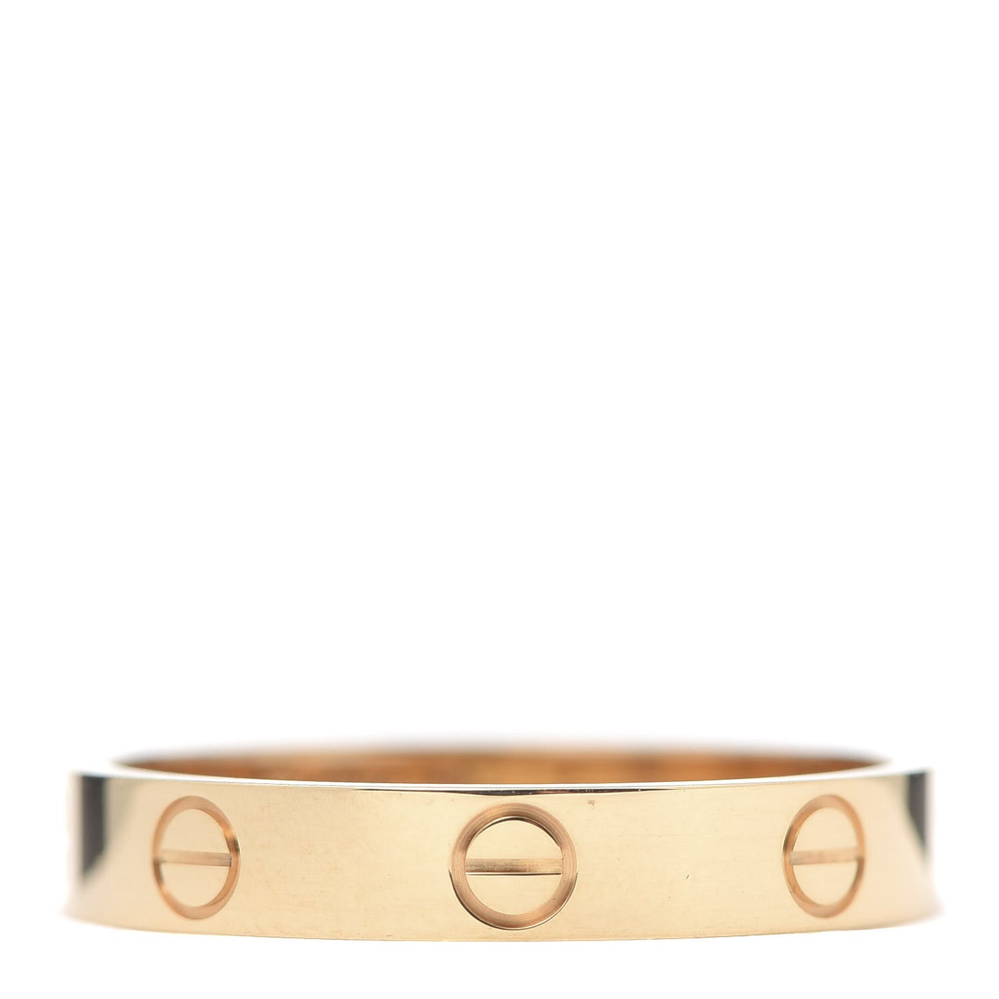 18K Yellow Gold 3.5mm LOVE Wedding Band Ring 59 8.75