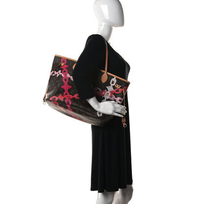 Louis Vuitton Monogram Bay Neverfull MM Rose Ballerine Poppy 2 of 26