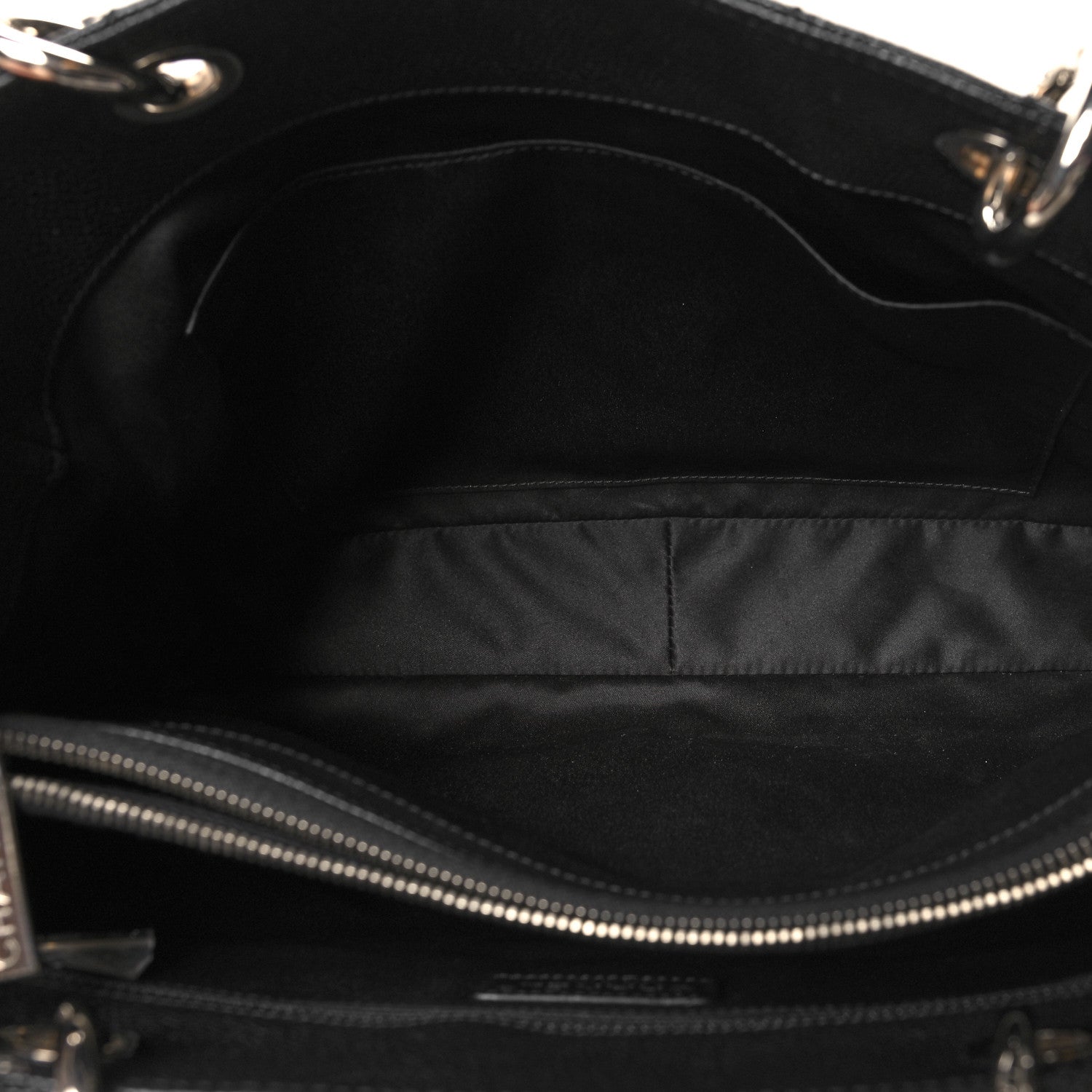 Chanel Caviar Quilted Grand Shopping Tote GST Black 6 of 11