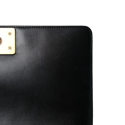 Chanel Lambskin Quilted Medium Boy Flap Black 22 of 29