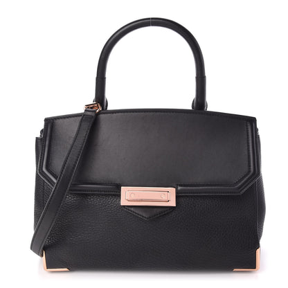 Alexander Wang Calfskin Large Marion Black Rose Gold Hardware 1 of 9